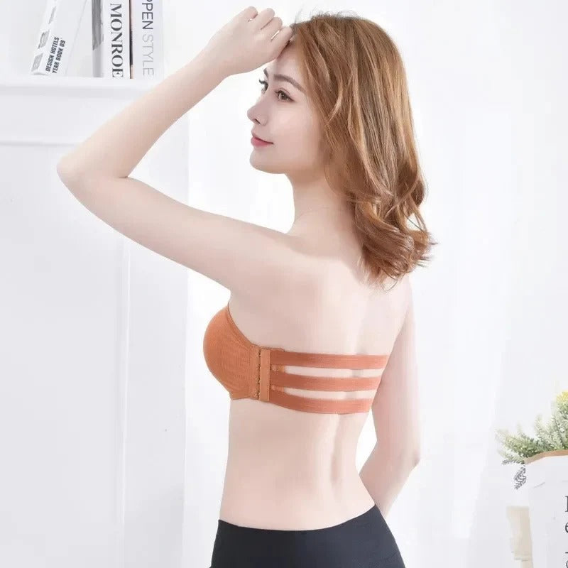 Strapless Backless Bra Push Up